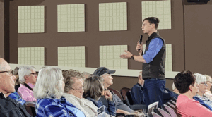 Sand Holding Town Halls in Delaware, Clayton & Jones Counties – Mix 94. ...