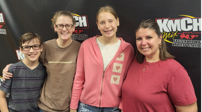 Guests of the Day- Jen Hoisington, Brylin Hoisington, Abby Pape and Ephraim Pape