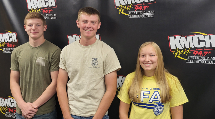 Guests of the Day- Cooper Eschen, Jefferson LeGassick and Kayla Hoeger