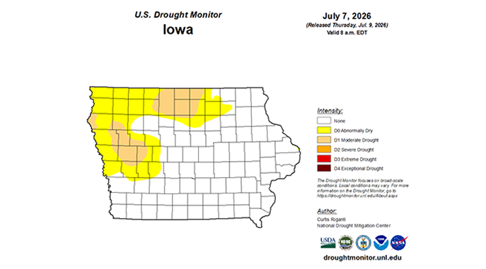Eastern Iowa Returns to Normal Conditions