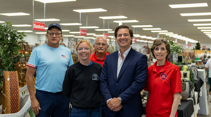 Congressional Candidate Joe Mitchell Visits Manchester